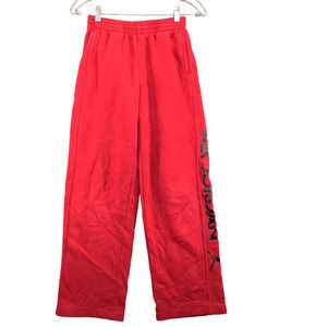 Air Jordan Jumpman Boys Straight Leg Sweatpants Red L 12-13 Years Drawstring